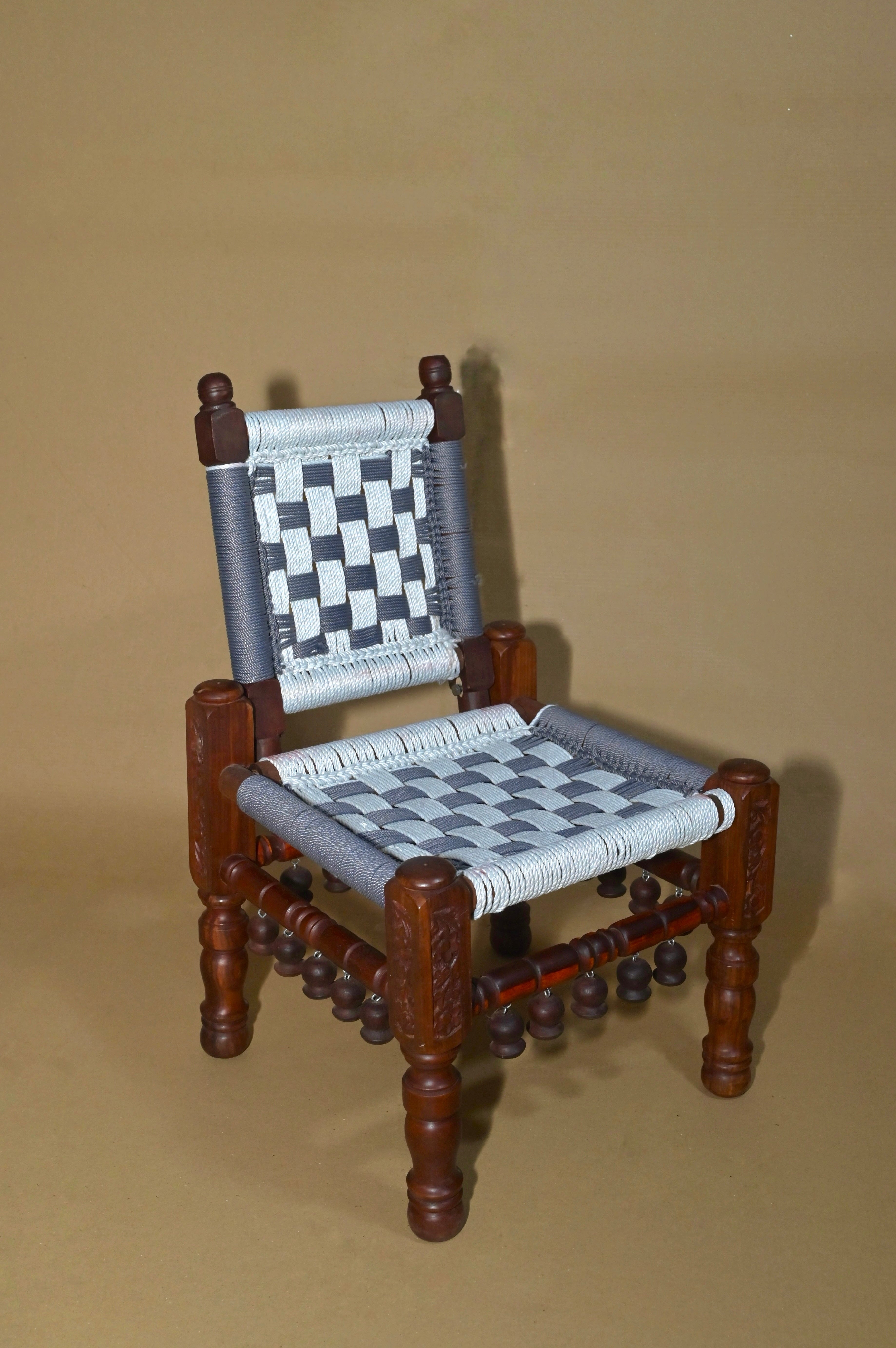 Handcrafted Wooden Woven Chair