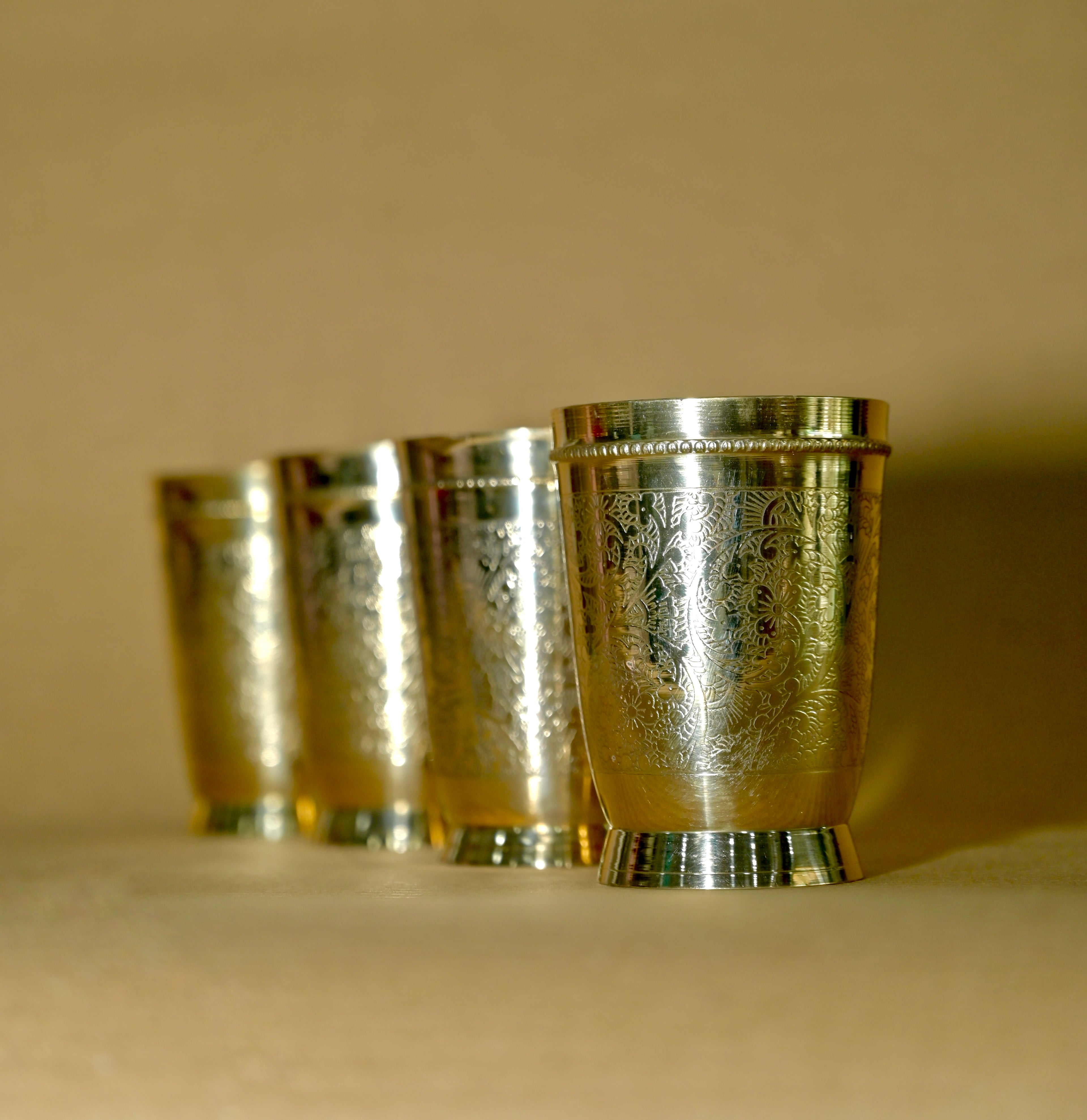 Brass glass