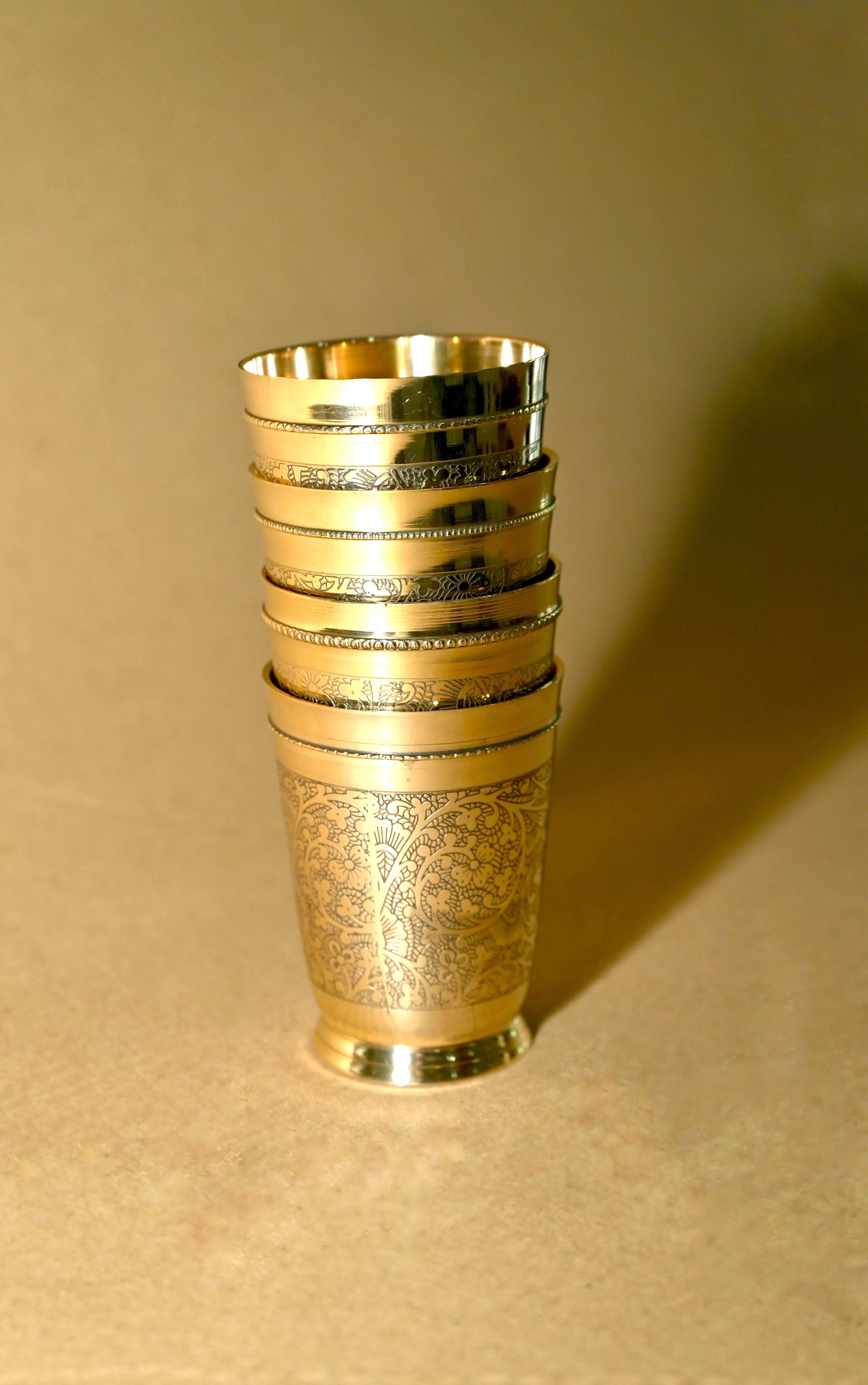 Brass glass