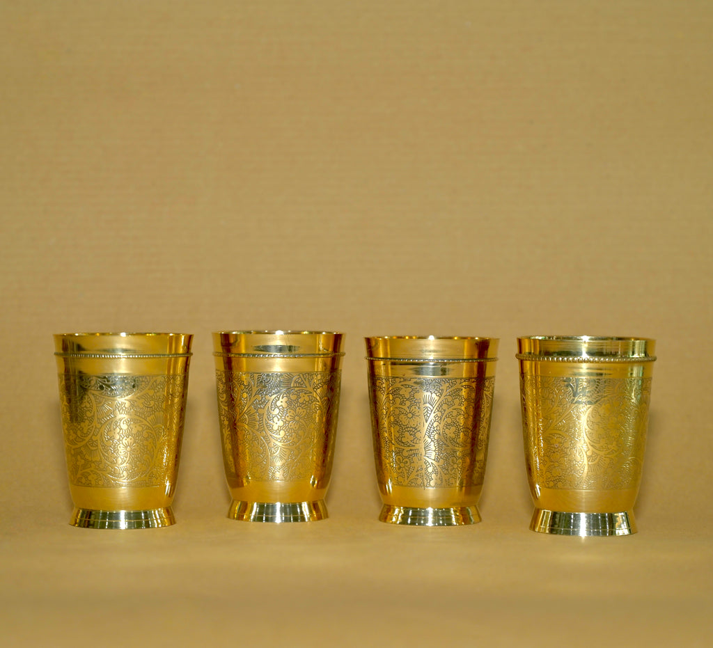 Brass glass