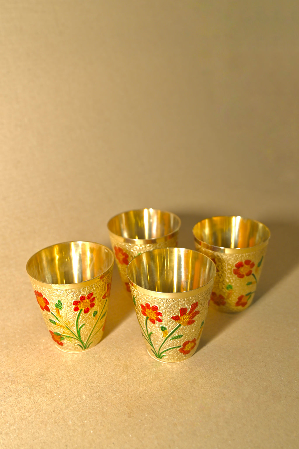 Brass glass