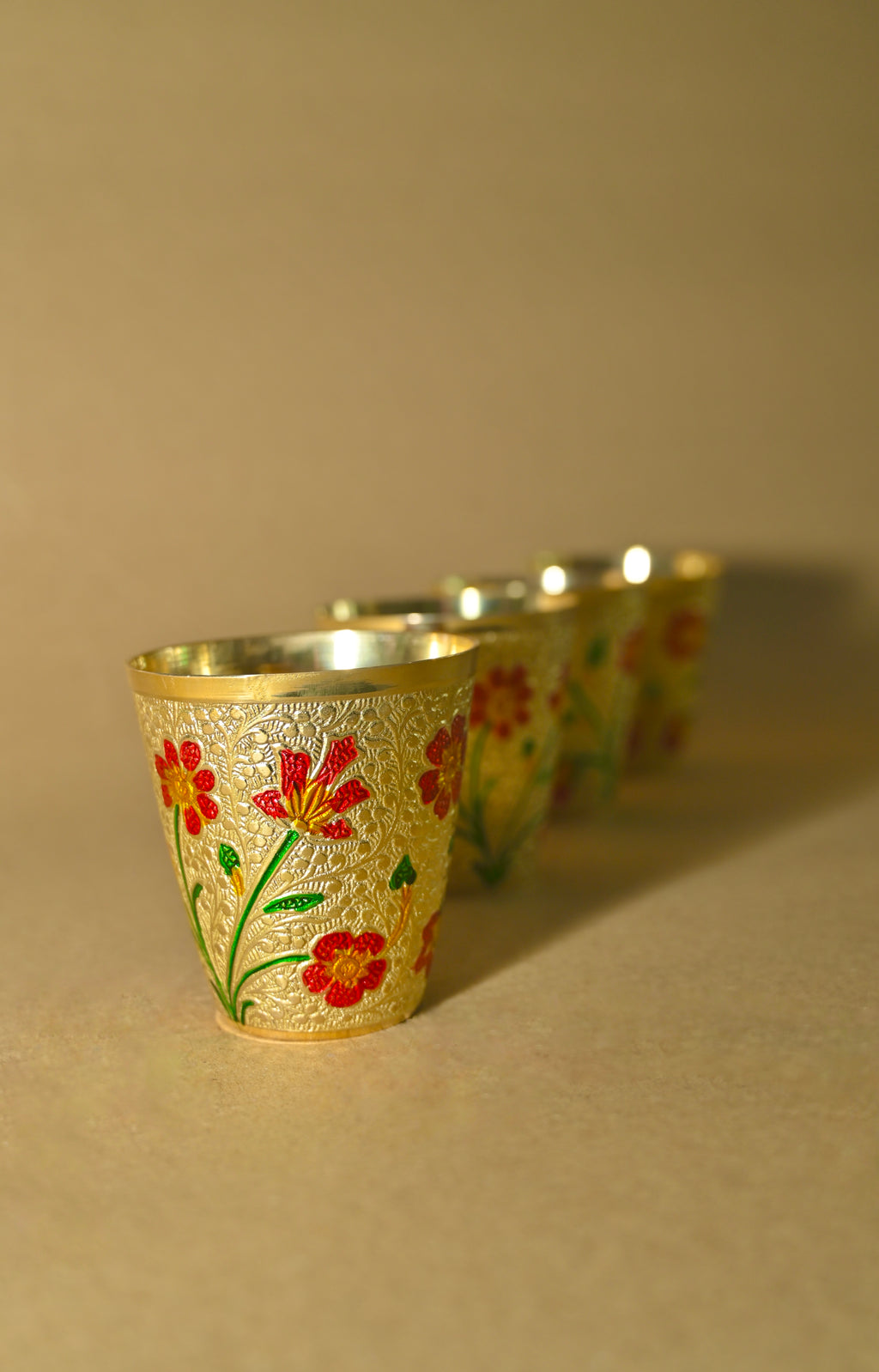 Brass glass