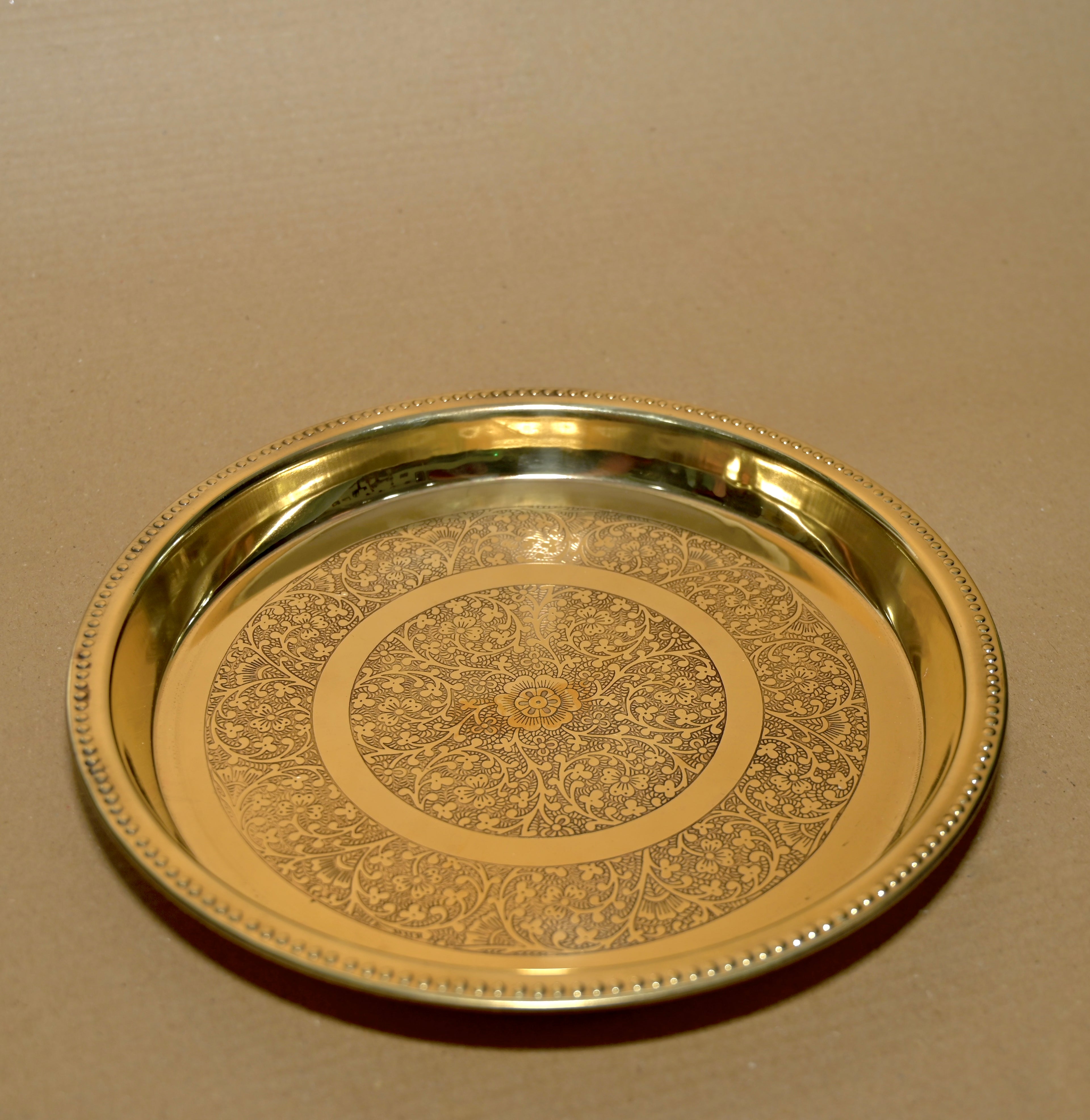 Brass dinner set