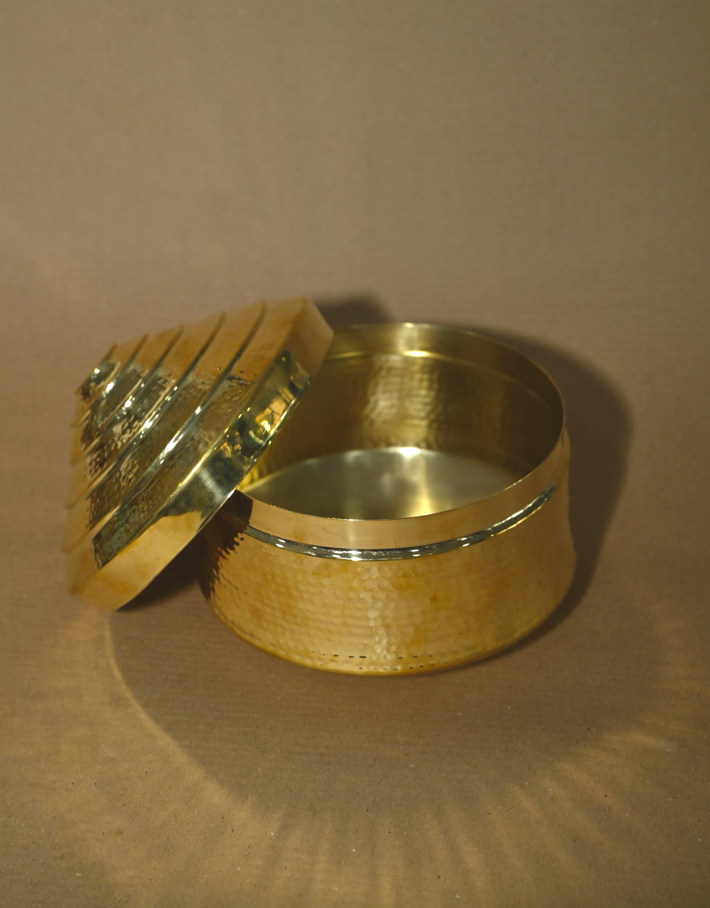Brass storage box