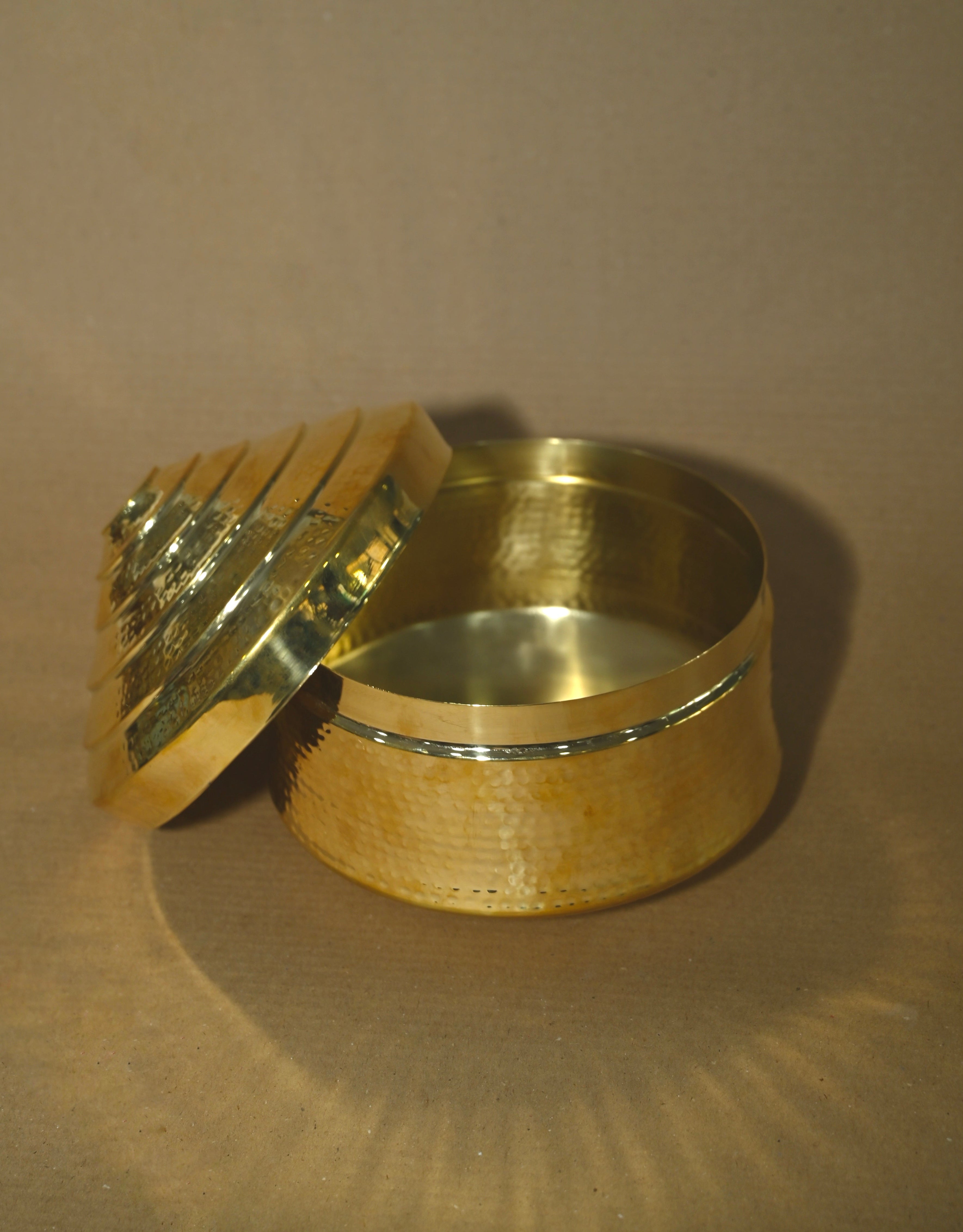 Brass storage box