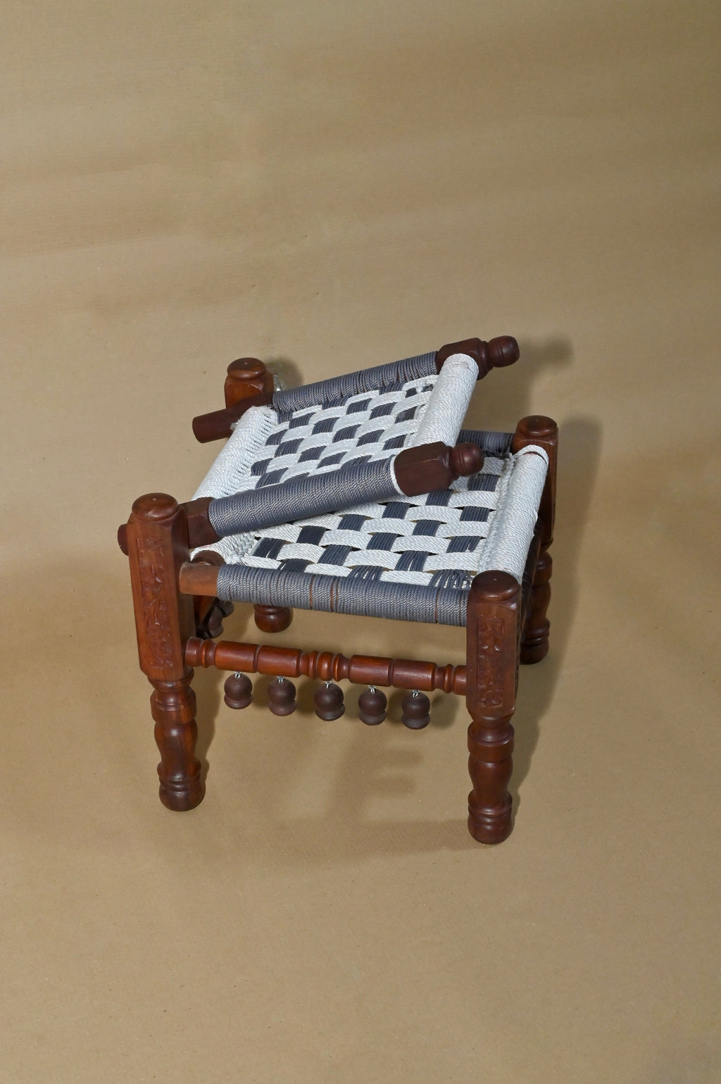 Handcrafted Wooden Woven Chair