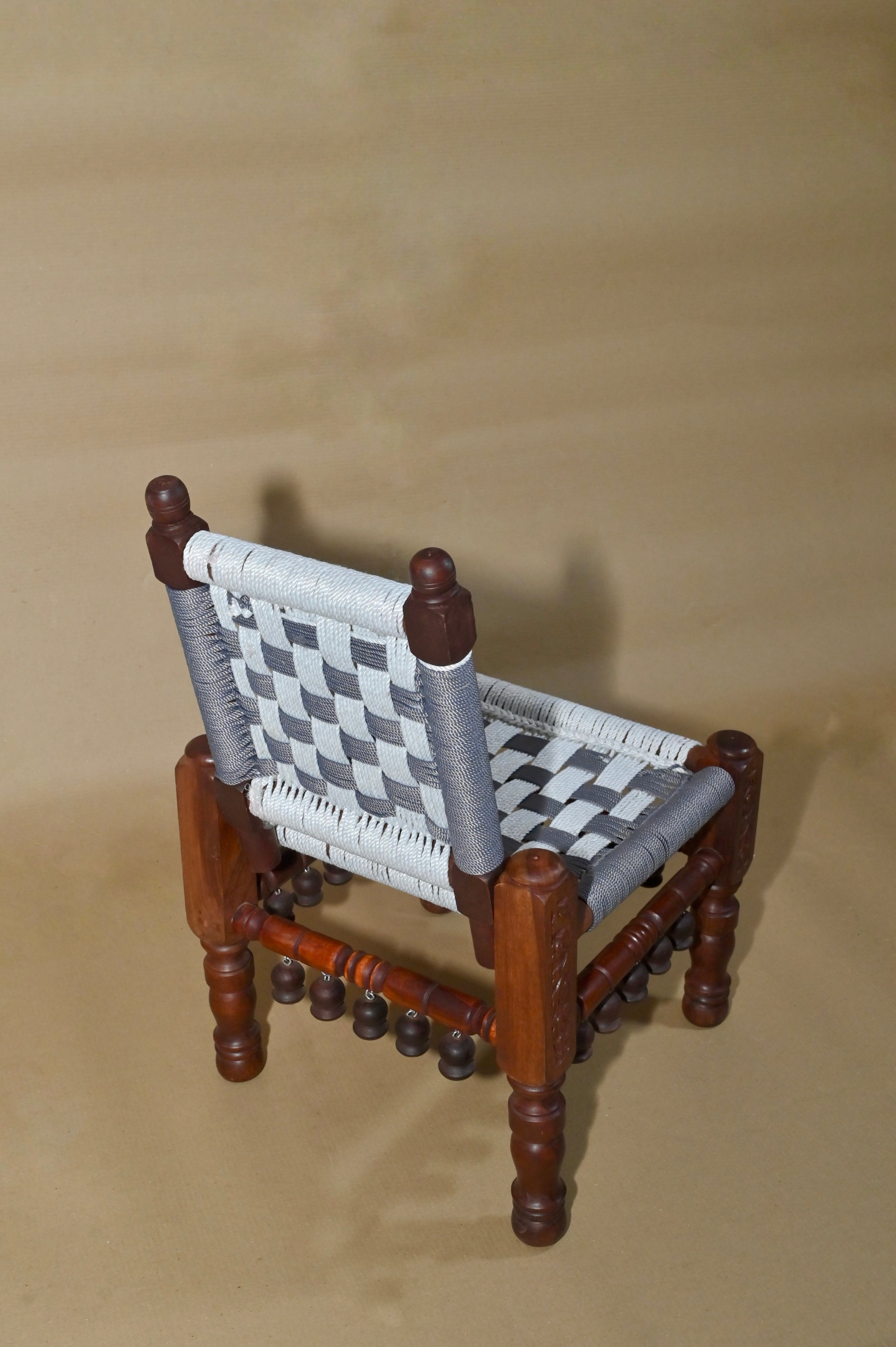 Handcrafted Wooden Woven Chair
