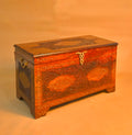 Handcrafted Vintage Wooden Clothes Storage Chest