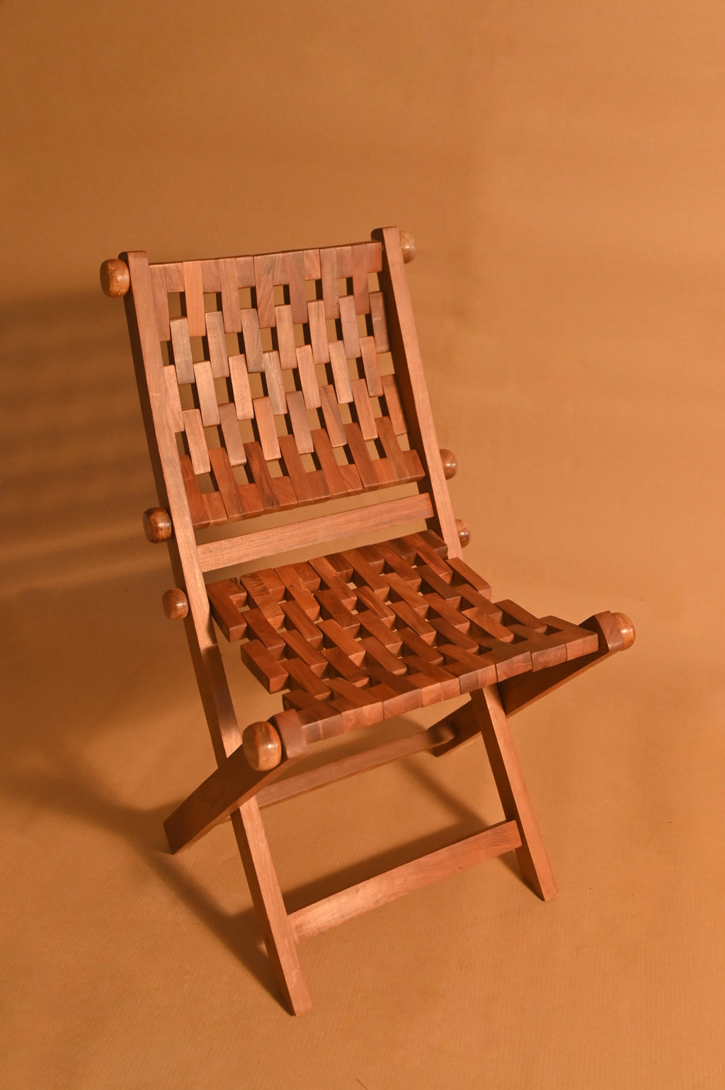 Handcrafted Folding Wooden Chair
