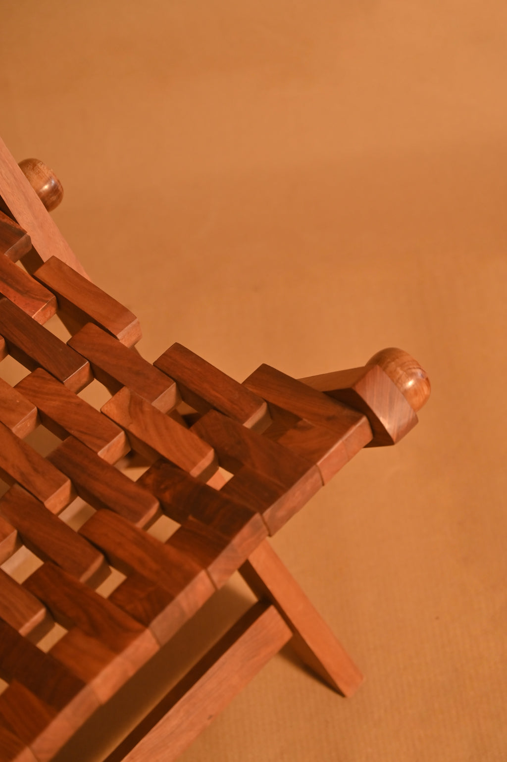 Handcrafted Folding Wooden Chair