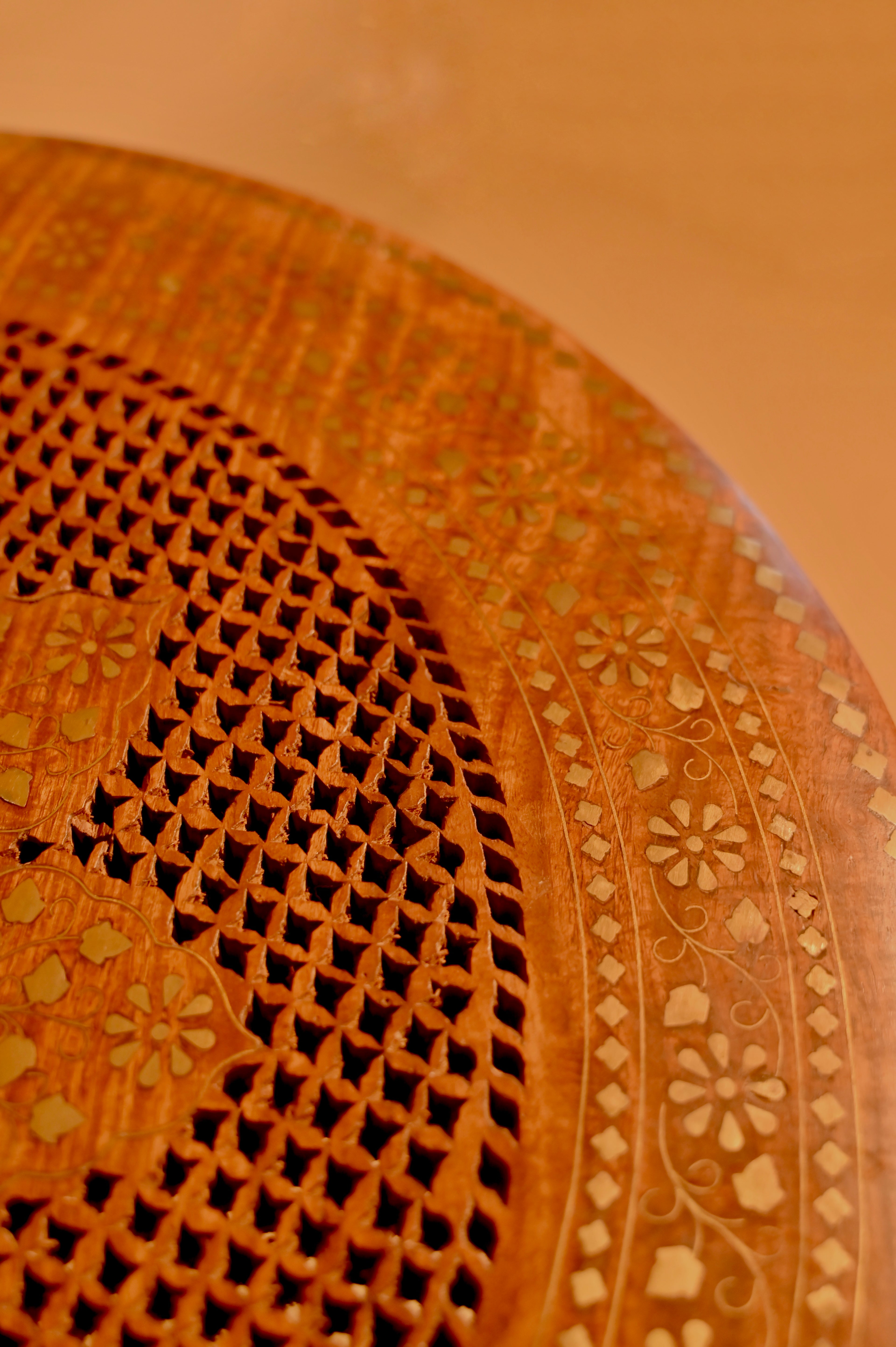 Handcrafted Wooden Round Table