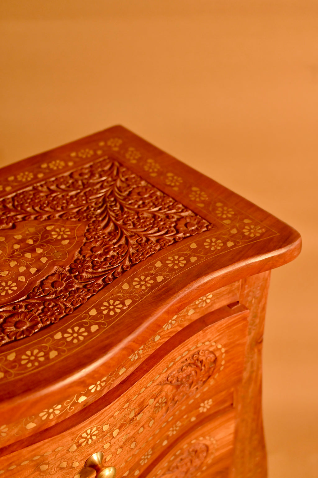 Handcrafted Wooden Chest of Drawers