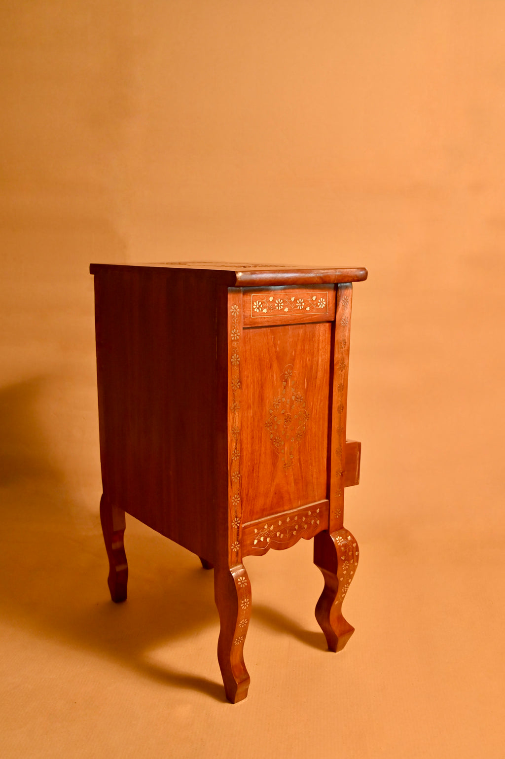 Handcrafted Wooden Bedside Cabinet