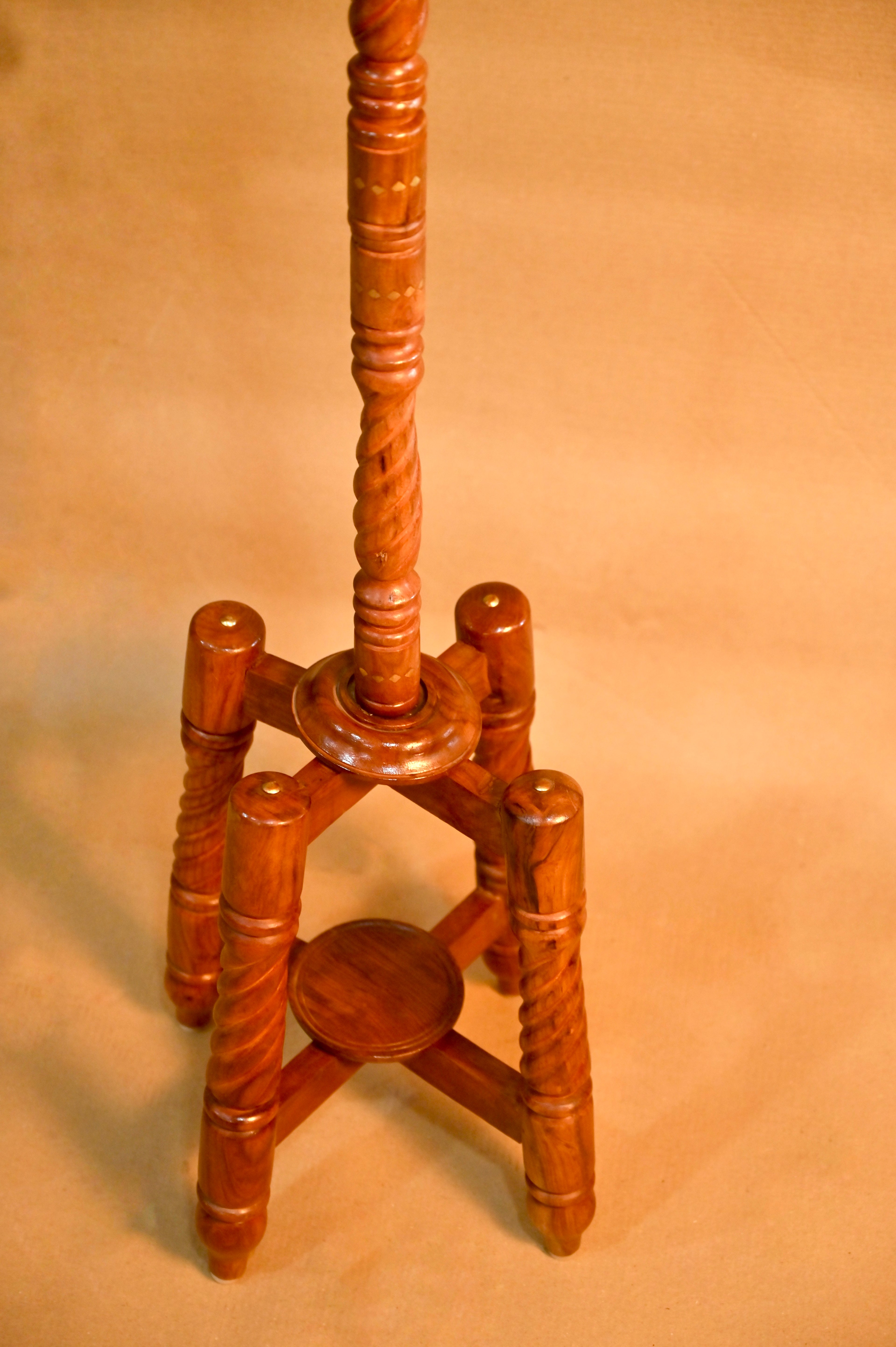 Handcrafted Sheesham Wood Valet Stand