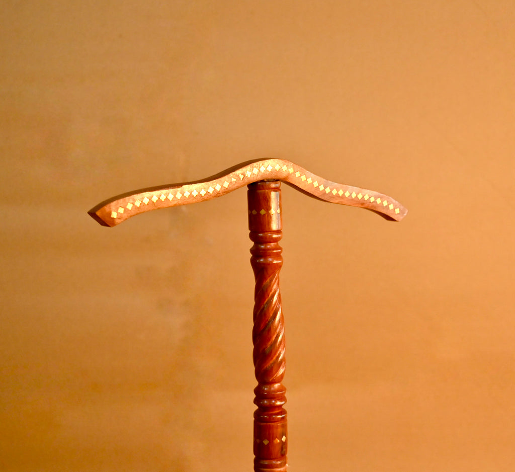 Handcrafted Sheesham Wood Valet Stand