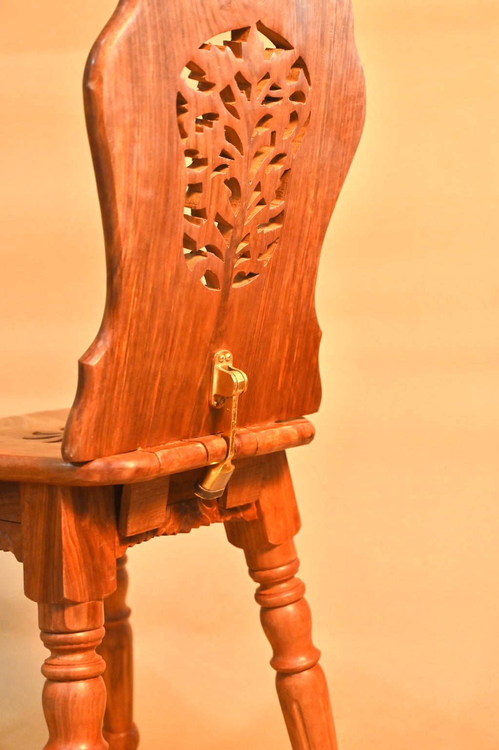 Handcrafted Wooden Folding Prayer Chair