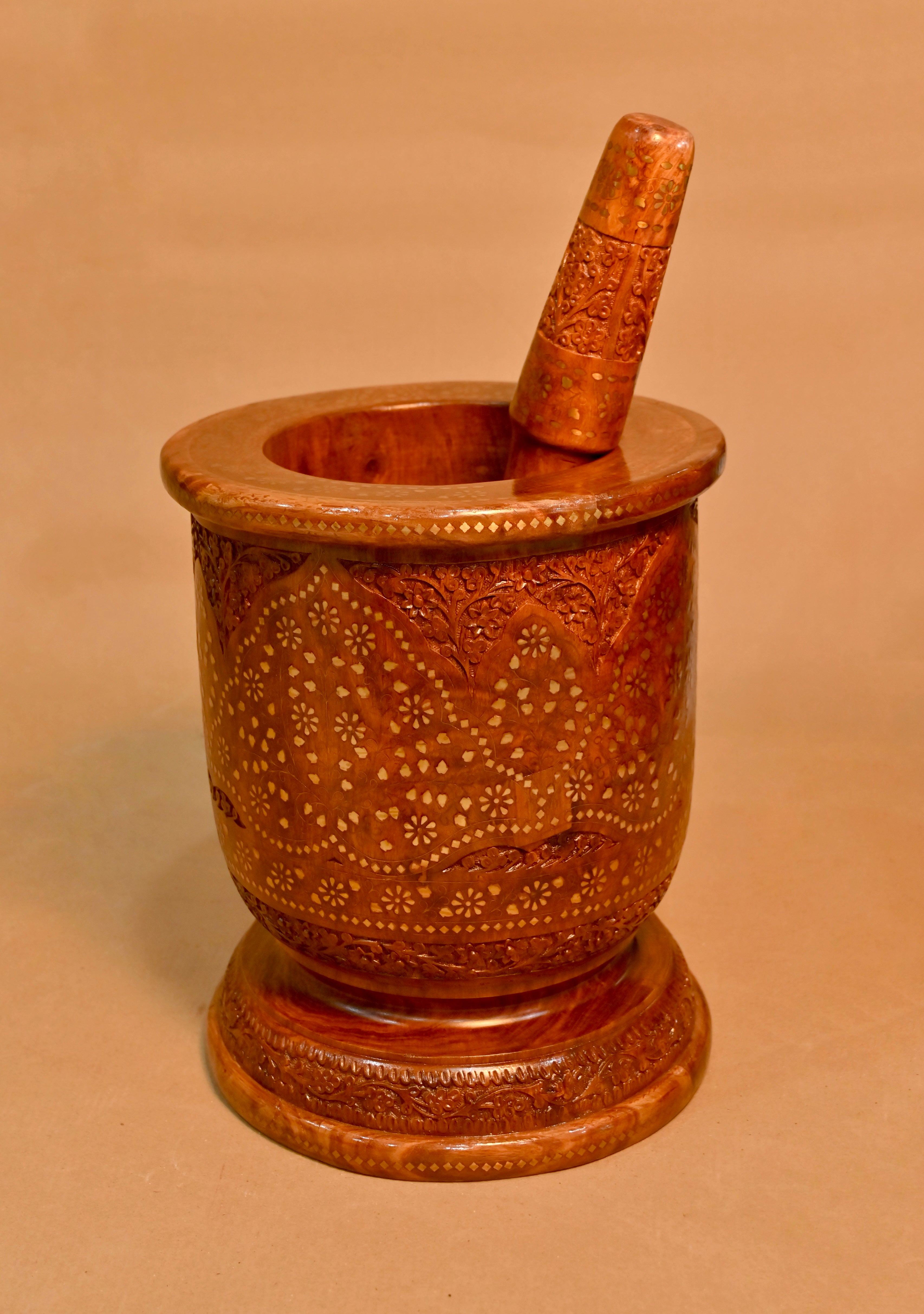 Handcrafted Wooden Mortar & Pestle (Okhli Musal)