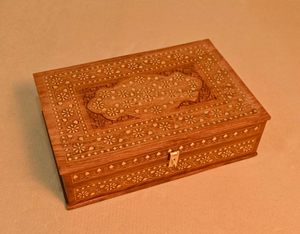 Handcrafted Wooden Keepsake Storage Box