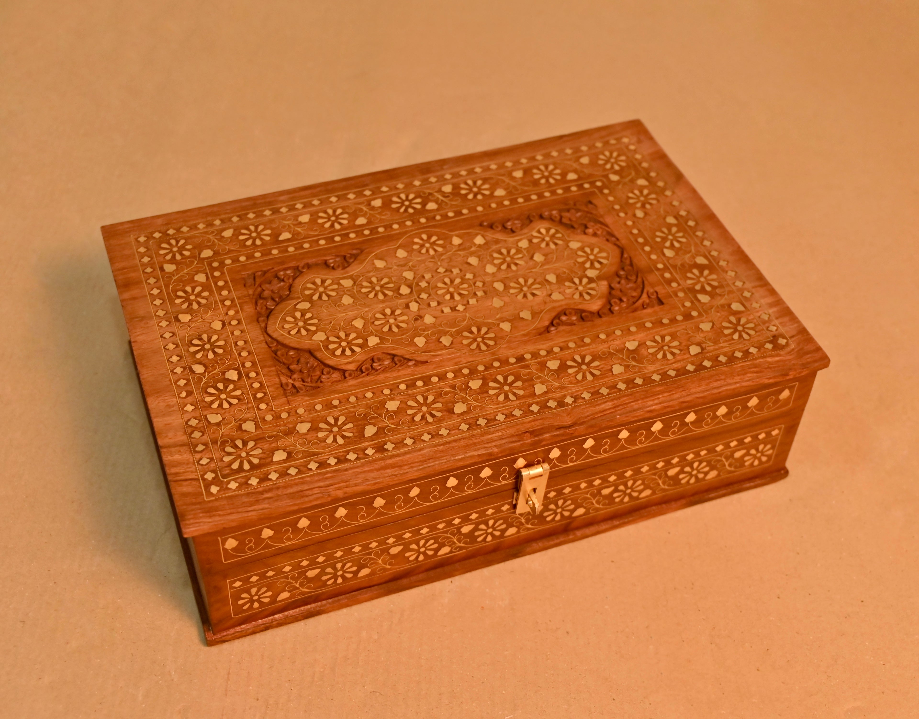 Handcrafted Wooden Keepsake Storage Box