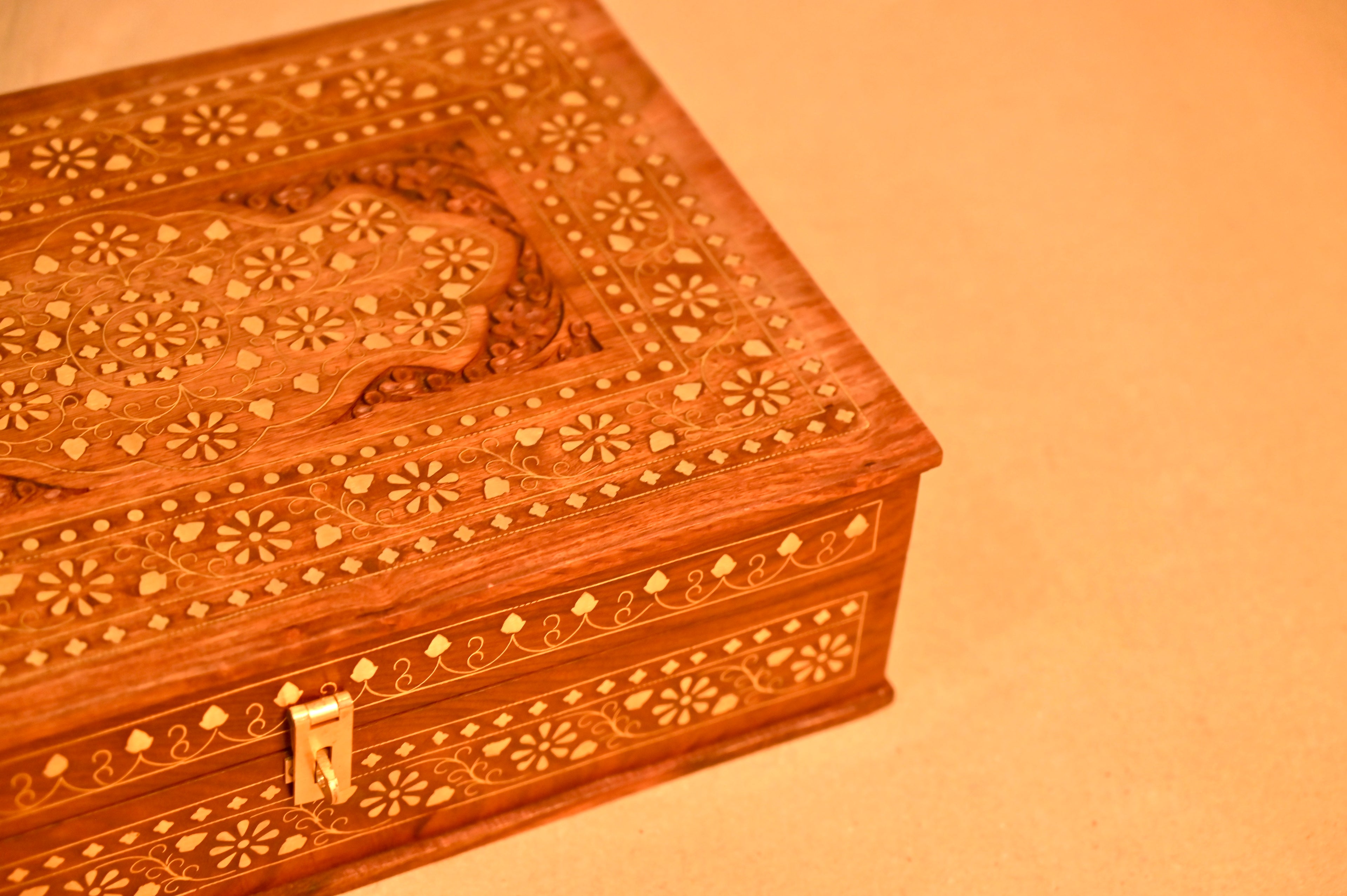 Handcrafted Wooden Keepsake Storage Box