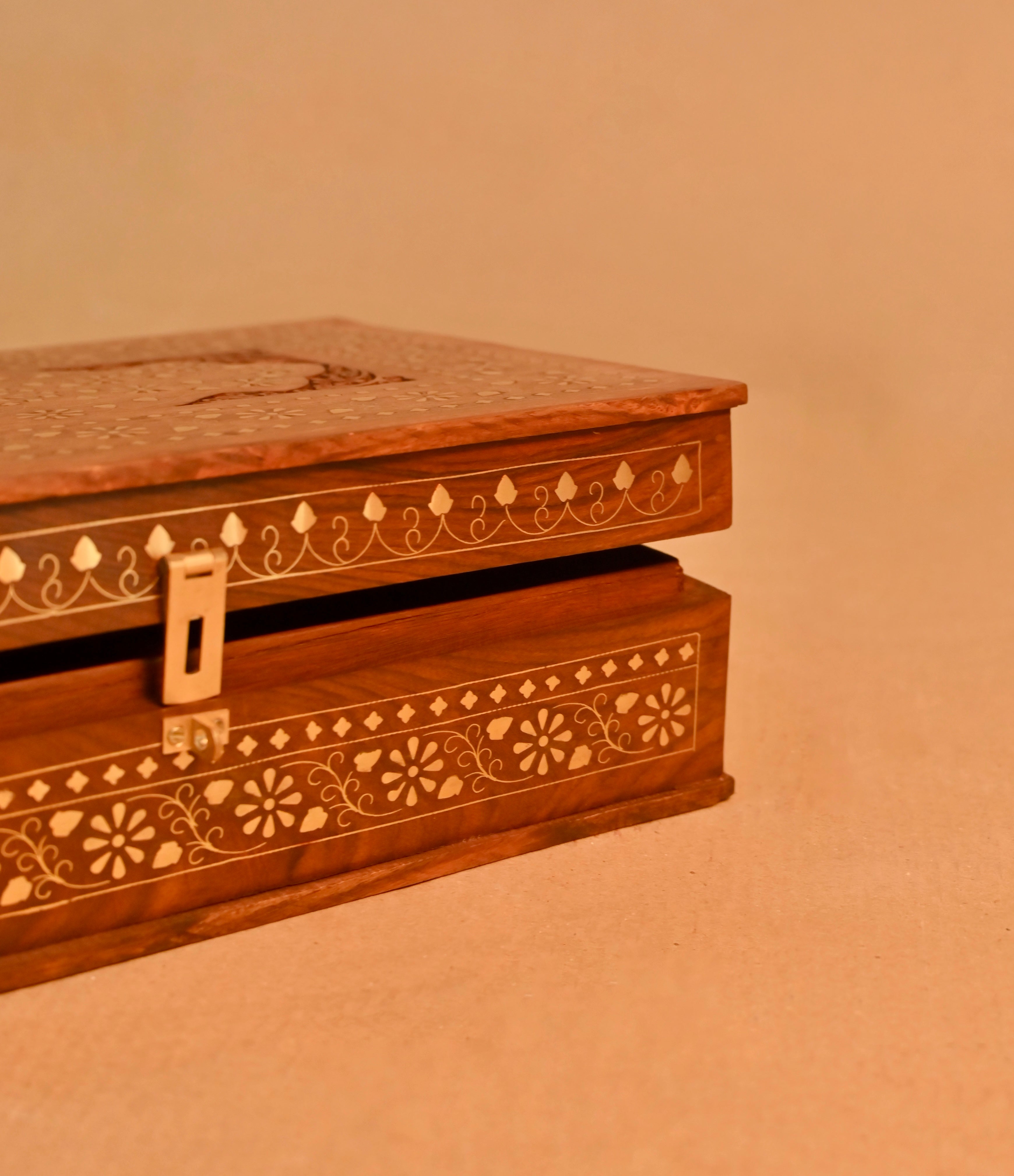 Handcrafted Wooden Keepsake Storage Box