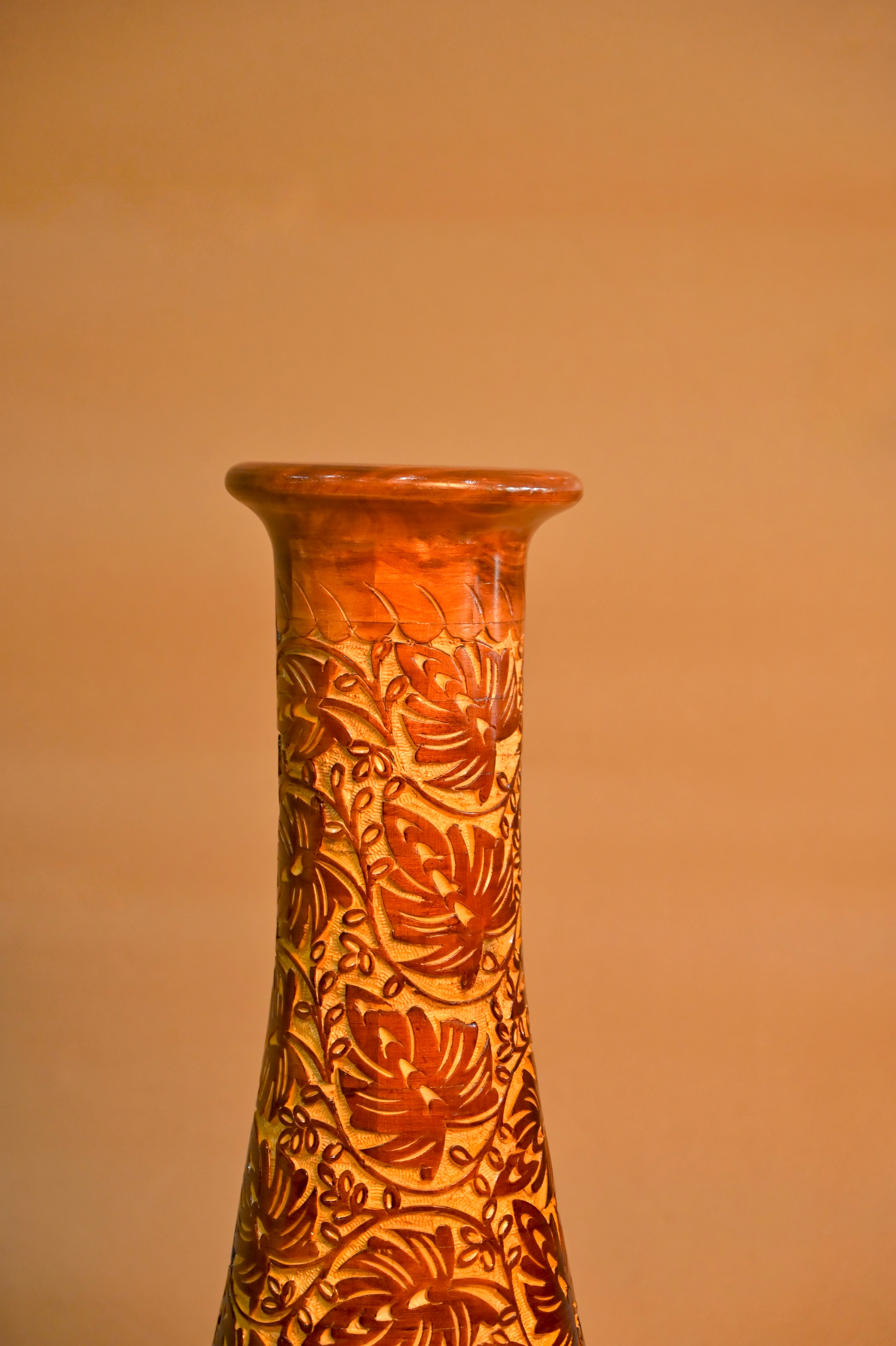 Premium Hand-Carved Decorative Vase