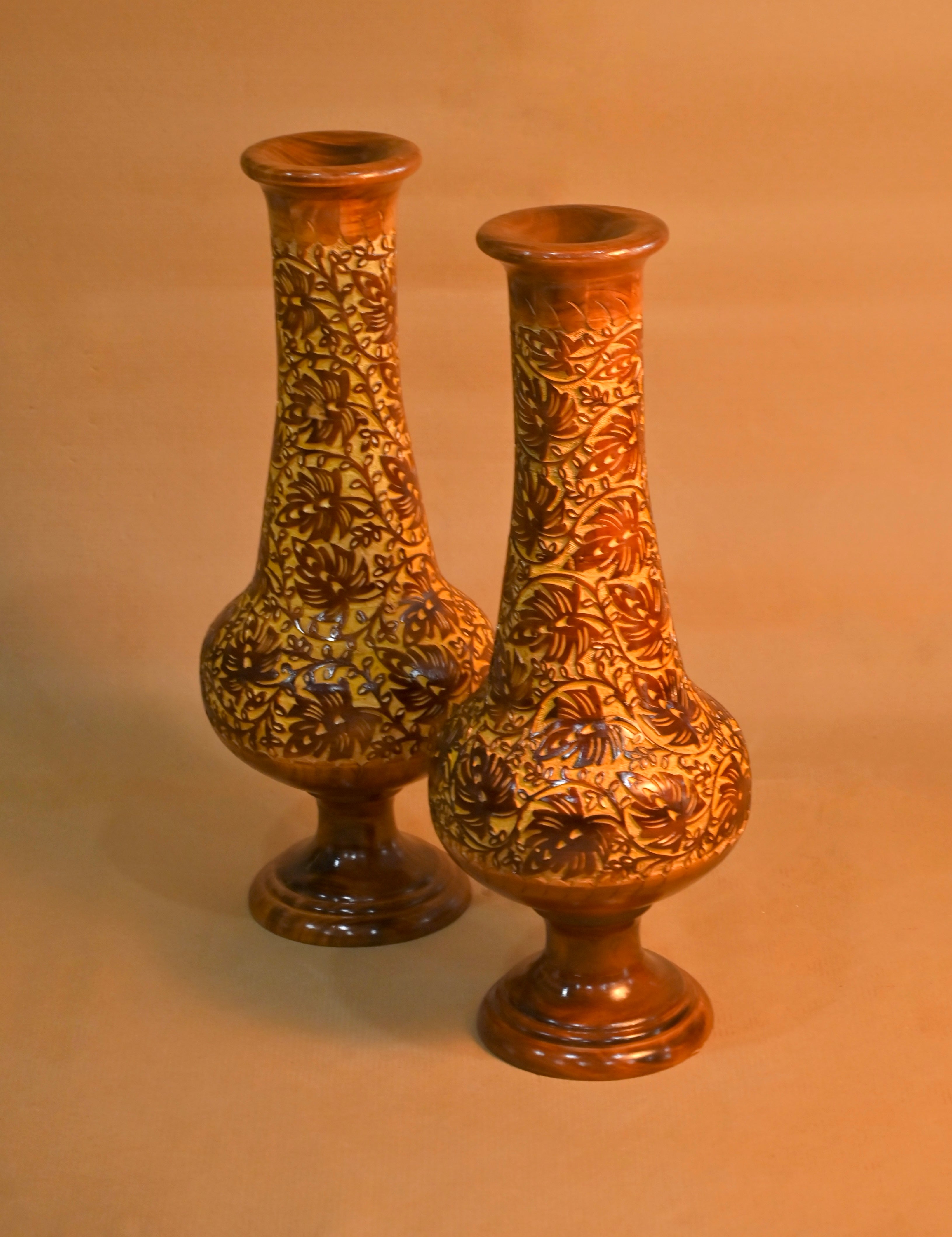 Premium Hand-Carved Decorative Vase