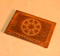 Handcrafted Sheesham Wood Carved Puja Chowki with Inlay Work