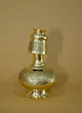 Handcrafted Brass Flask Gift Set with Shot Cup