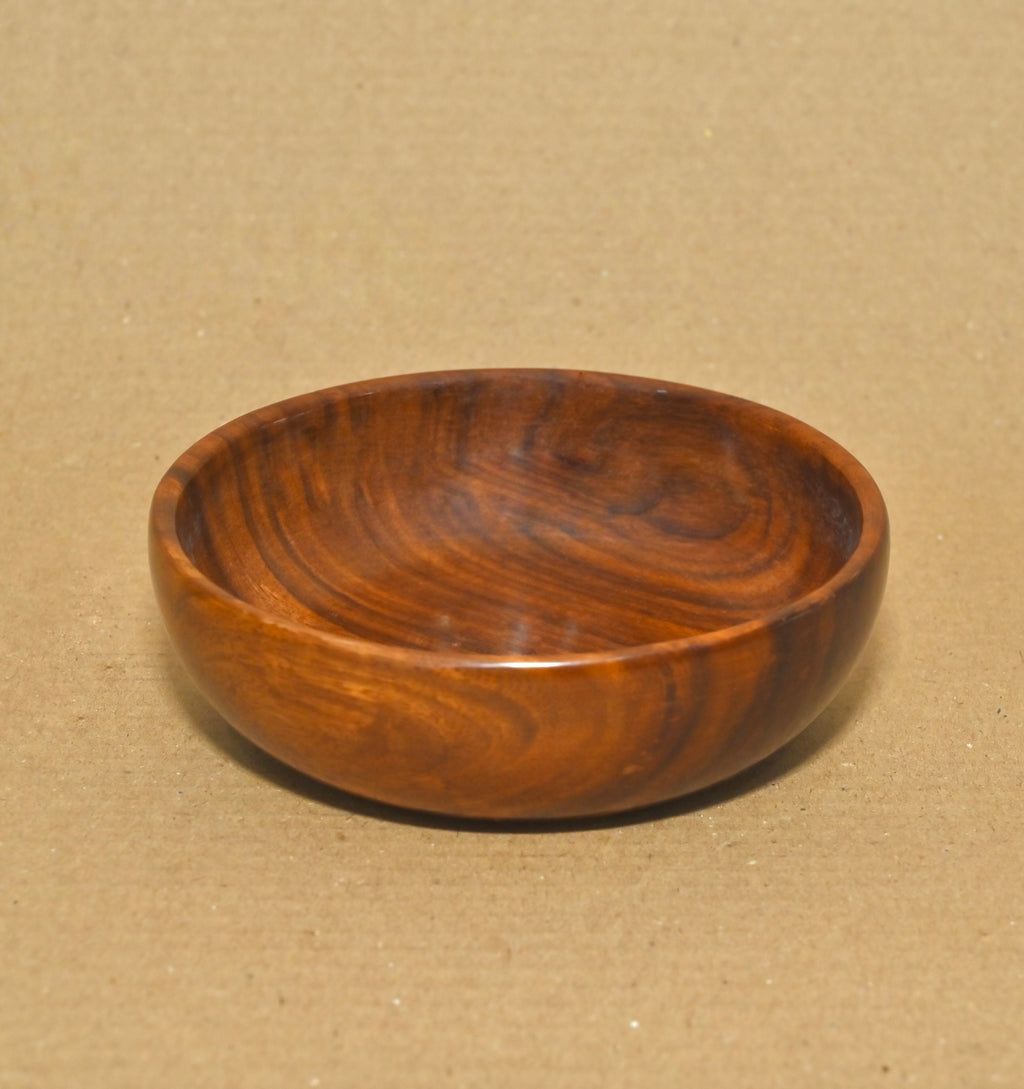 Handcrafted Wooden Serving Bowl Set of 2
