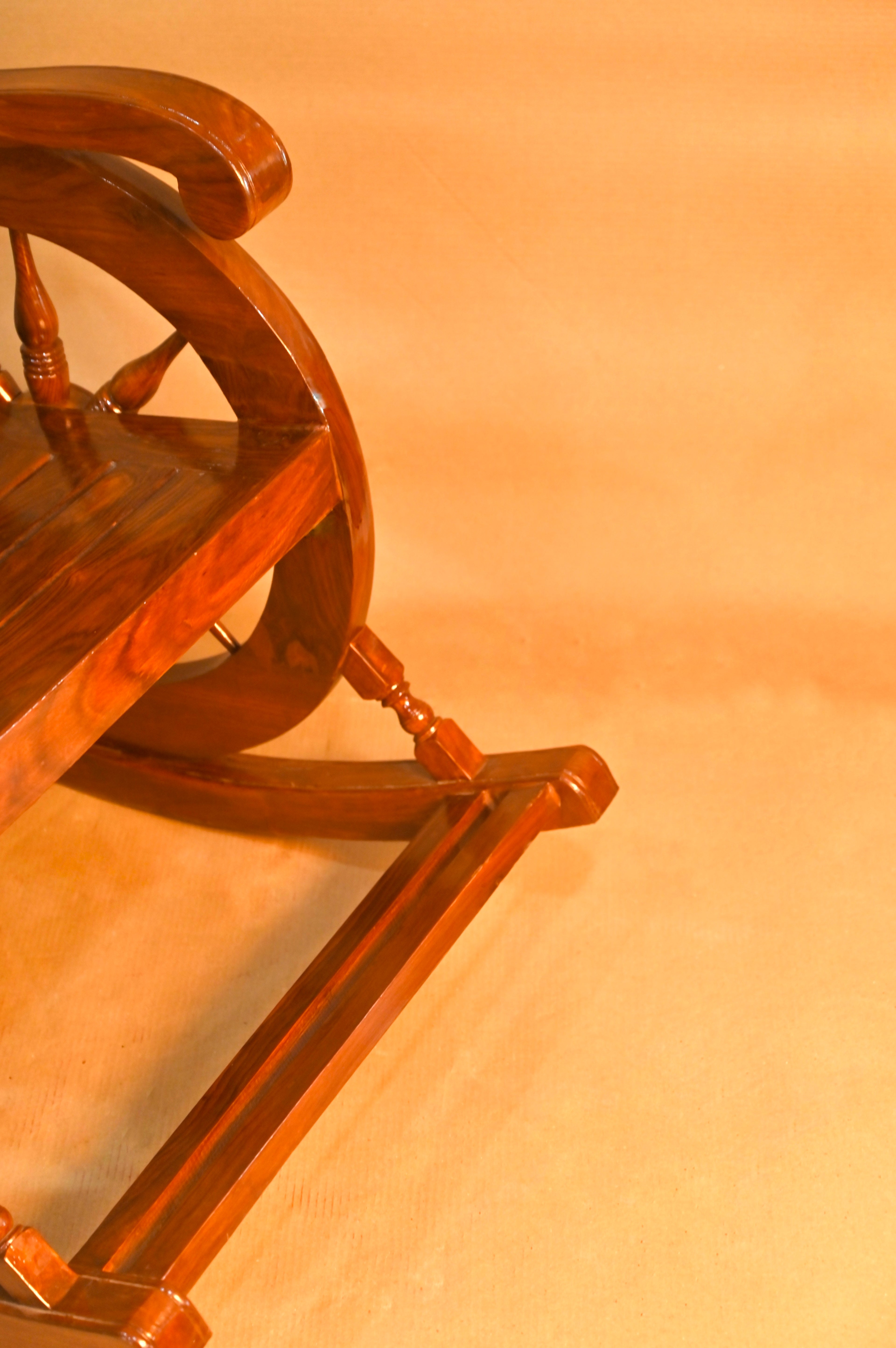 Royal Handcrafted Wooden Rocking Chair